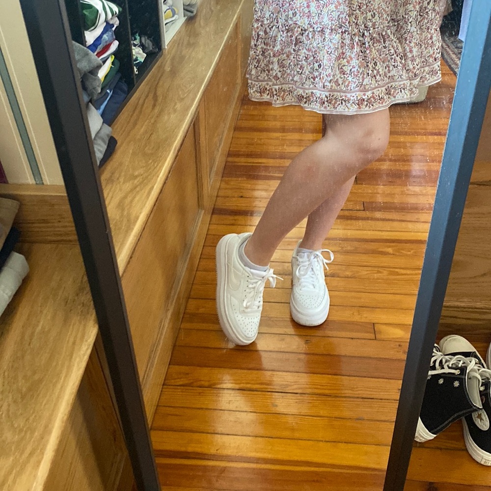 Nike court vision Alta leather platform